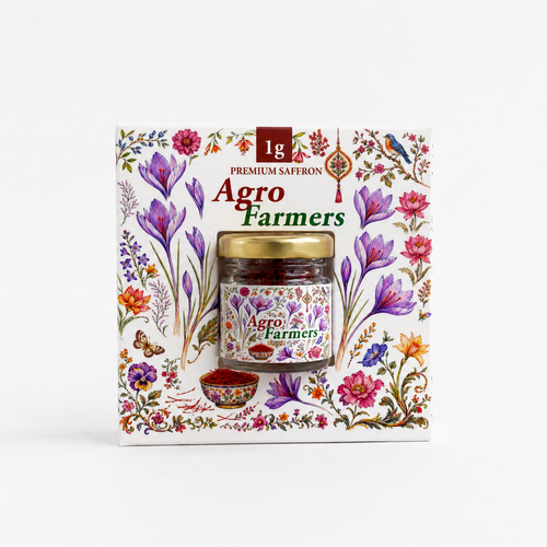 Buy Kashmiri Saffron ( Kesar)  1 Gram Online India Agro farmers