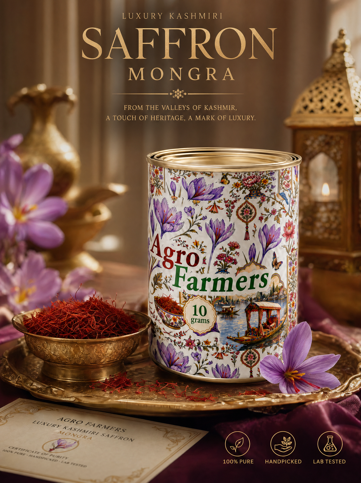 Pure Kashmiri Kesar 10 Grams price Online